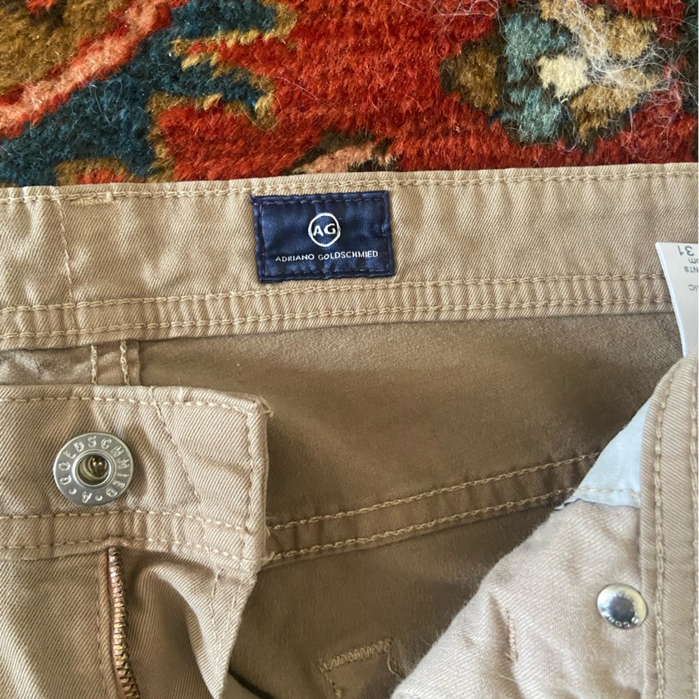 *NWT* AG Adriano Goldschmied tan pants - Picture 6 of 7